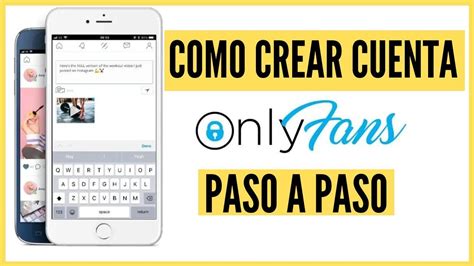 cuenta de onlyfans crear|Crear una cuenta en OnlyFans